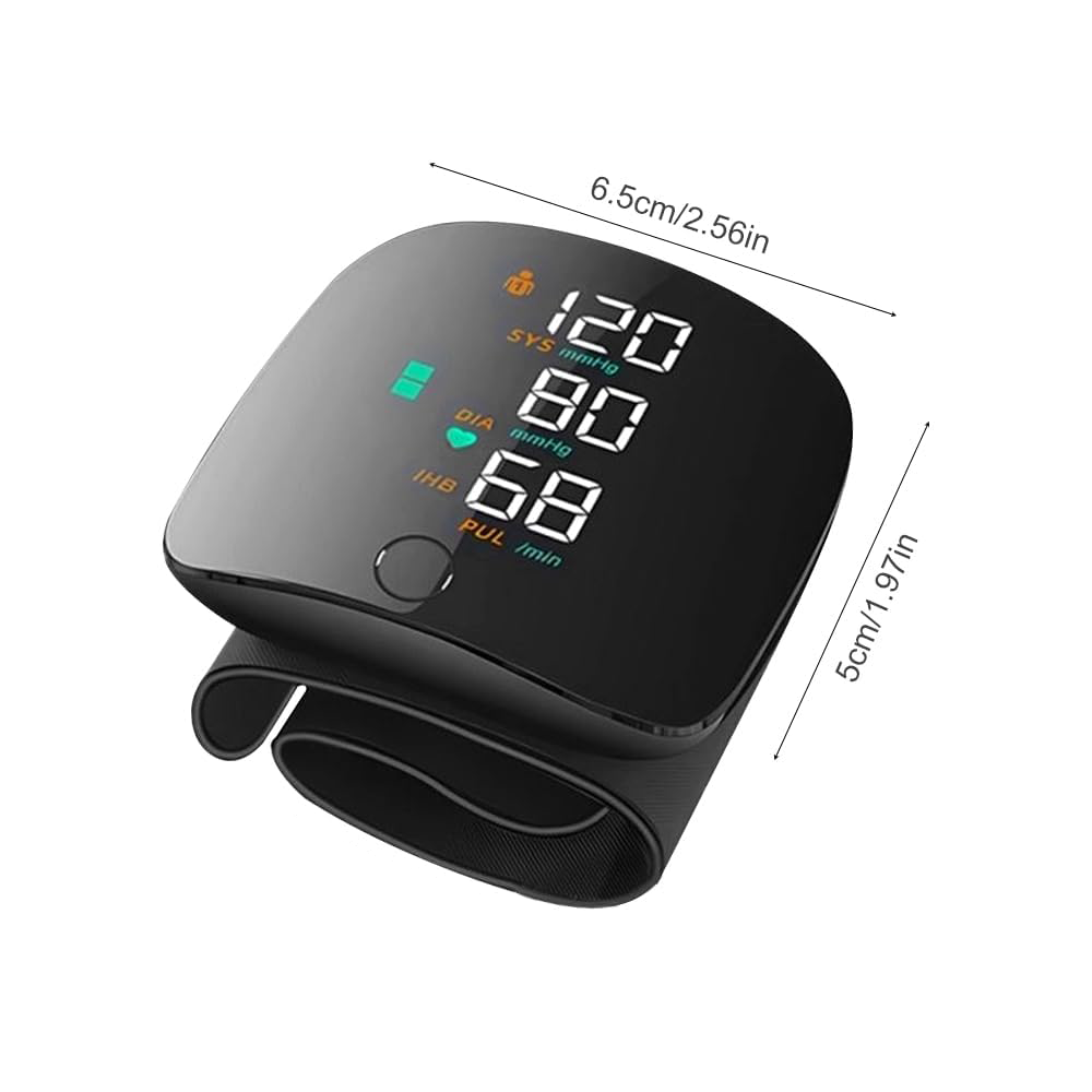 Misuratore di Pressione da Polso con Schermo LED e Voce